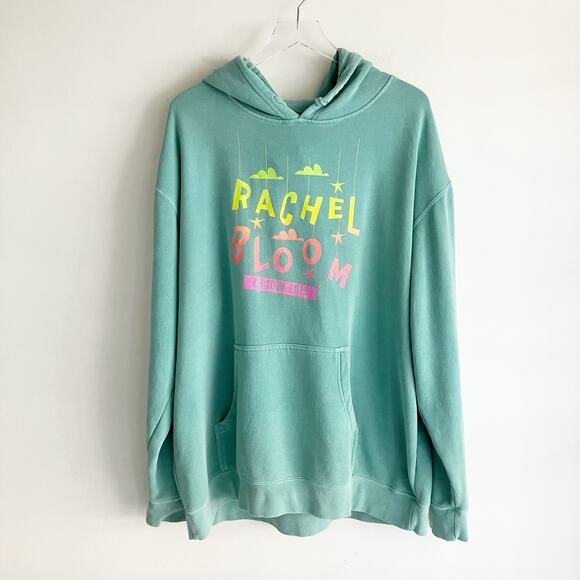 Independent Trading Company Other - Rachel Bloom On Tour 2019 Hoodie 2XL Green Blue Sweatshirt Crazy Ex Girlfriend